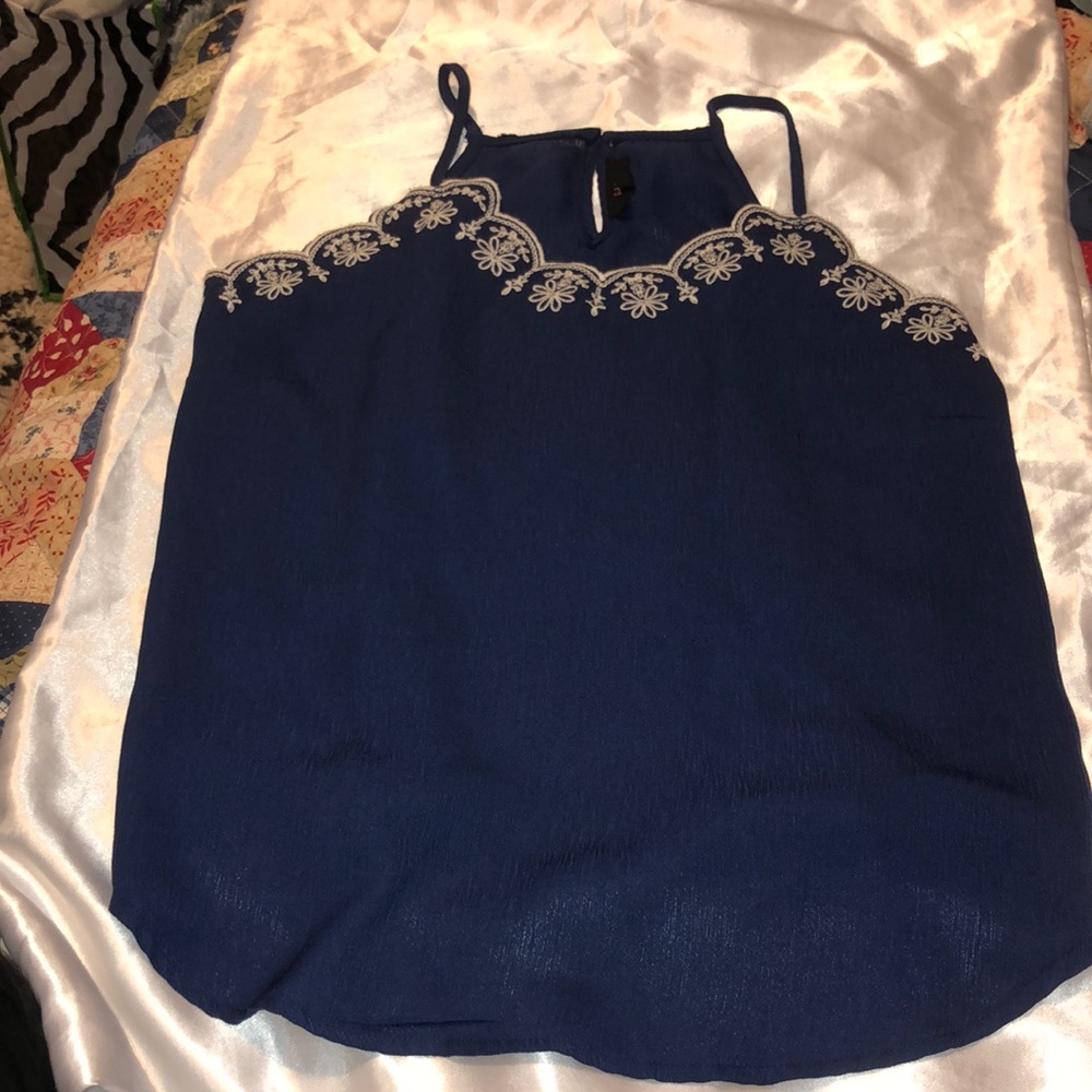 Navy Blue Tank Top